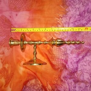 Elegant Brass Candle Holder